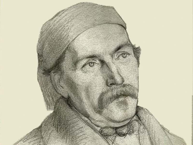 1811-Félix Milliet - Ritratto disegnato di Félix Millie